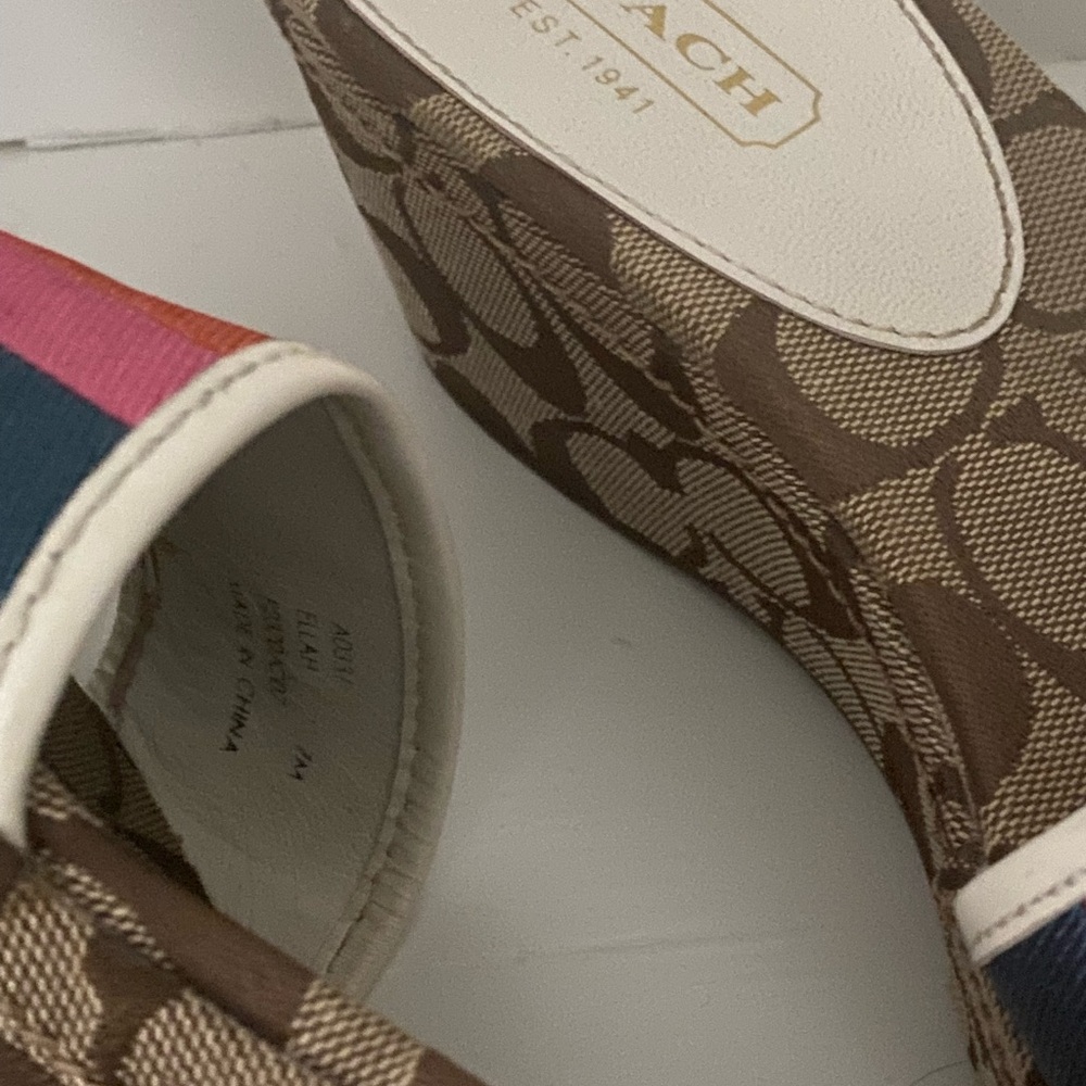 Coach Ellah Women's Multicolor Slide Sandals - Picture 4 of 9